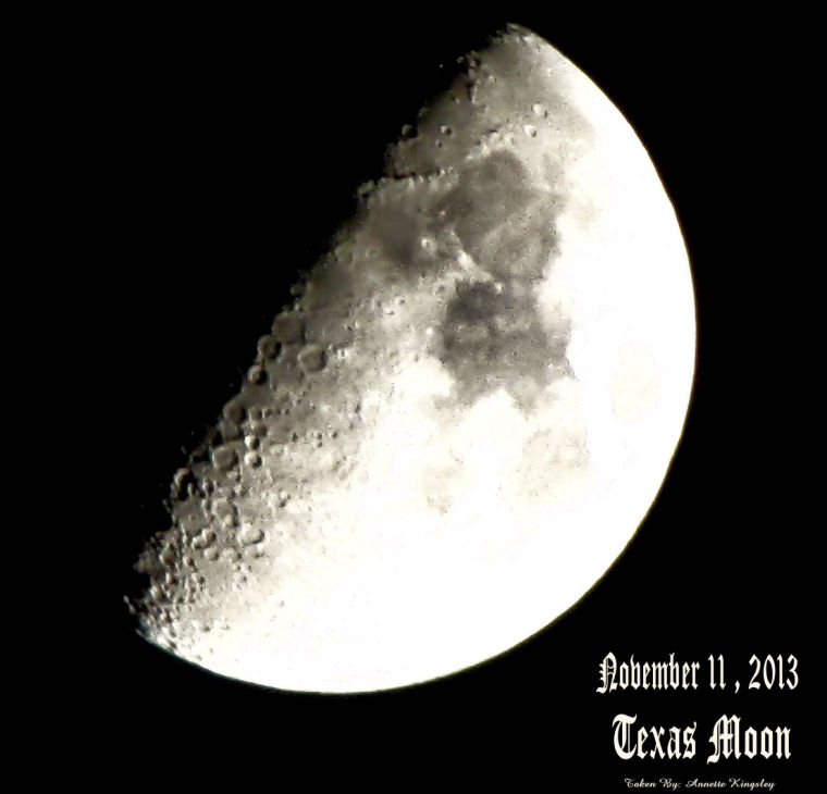 Beautiful Texas Moon